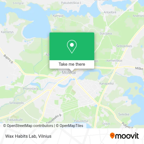 Wax Habits Lab map