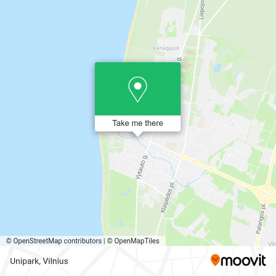Unipark map