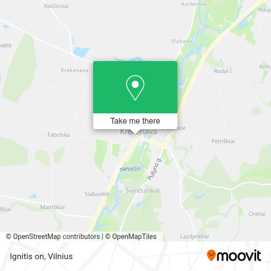Ignitis on map