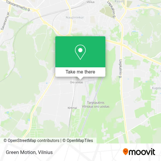 Green Motion map