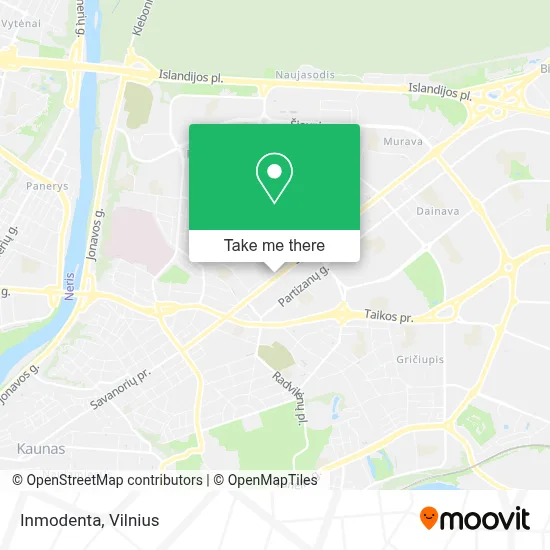 Inmodenta map
