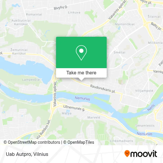 Uab Autpro map