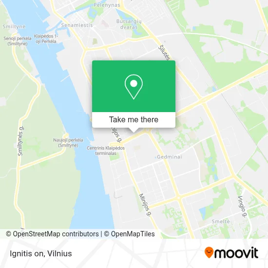 Ignitis on map