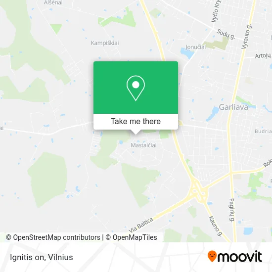 Ignitis on map