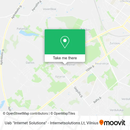 Uab "Internet Solutions" - Internetsolutions.Lt map