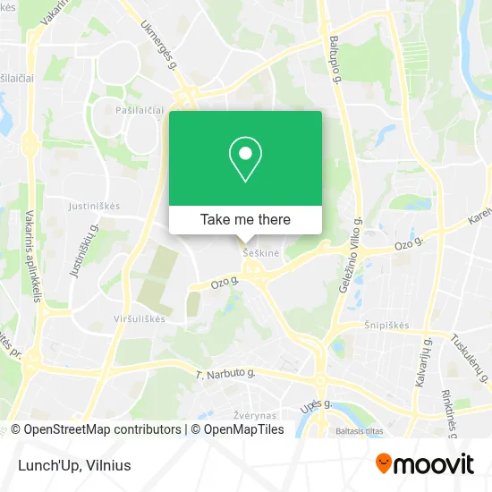 Lunch'Up map