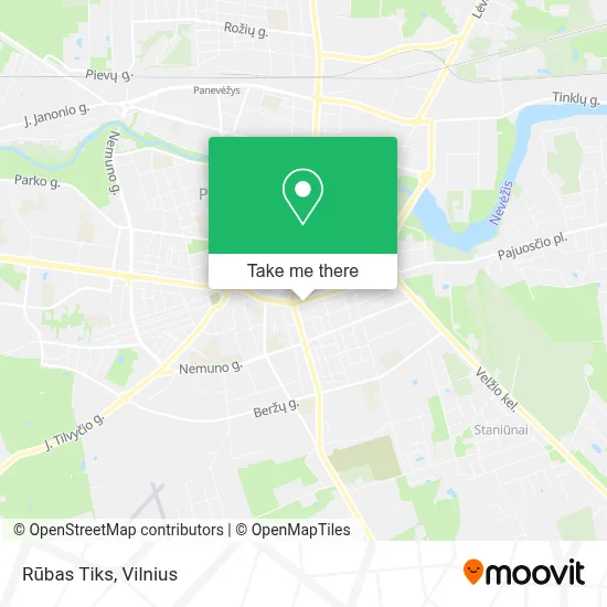 Rūbas Tiks map