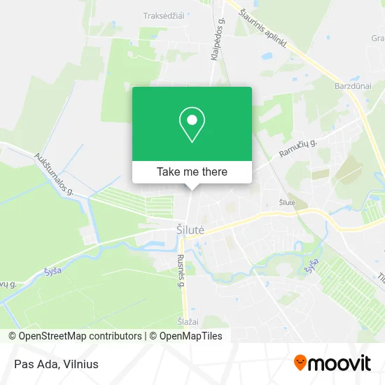 Pas Ada map