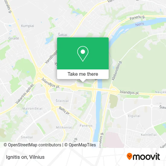 Ignitis on map