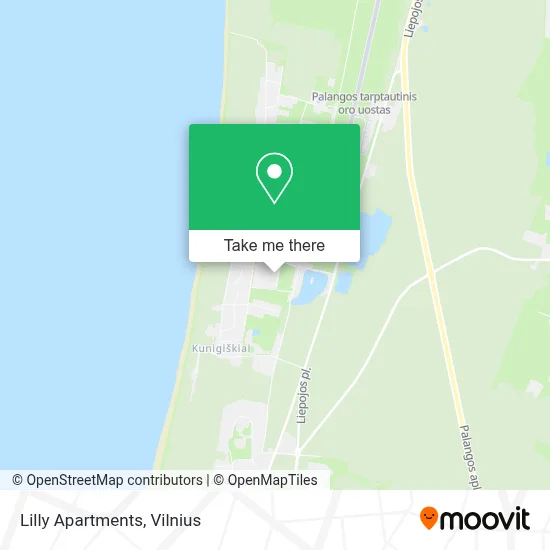 Lilly Apartments map