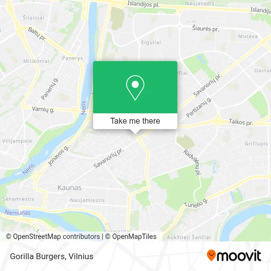 Gorilla Burgers map