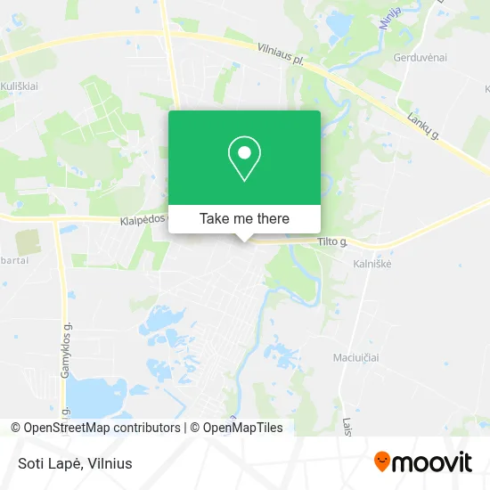 Soti Lapė map