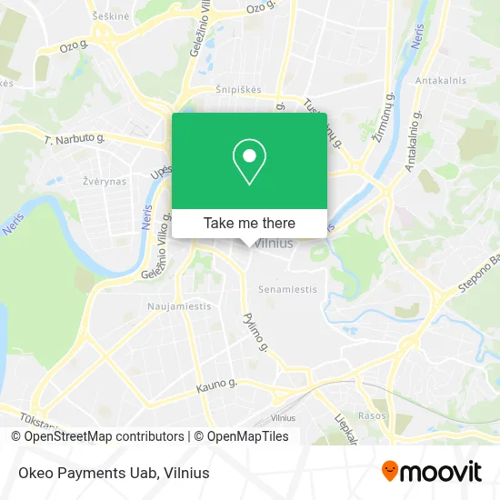 Okeo Payments Uab map