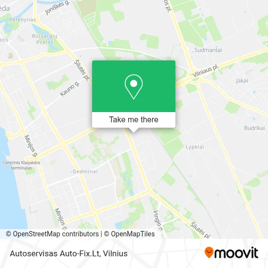 Autoservisas Auto-Fix.Lt map