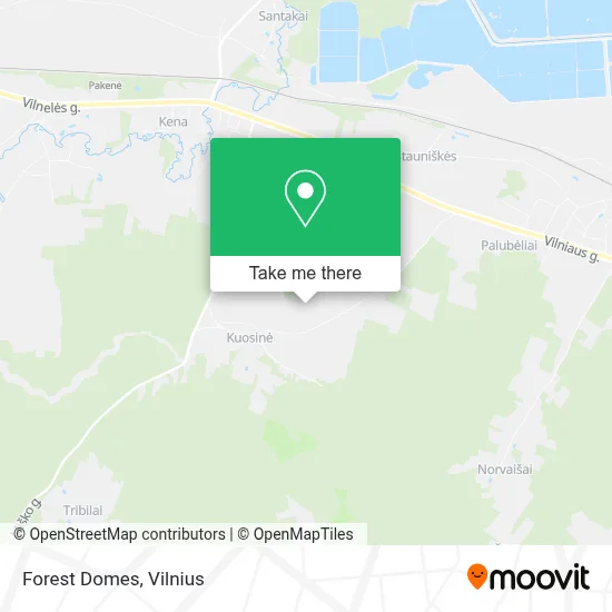 Forest Domes map