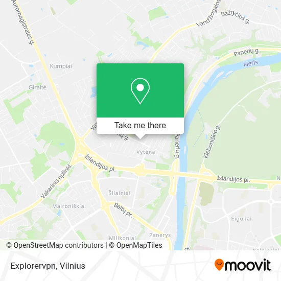 Explorervpn map