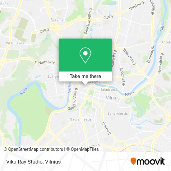 Vika Ray Studio map