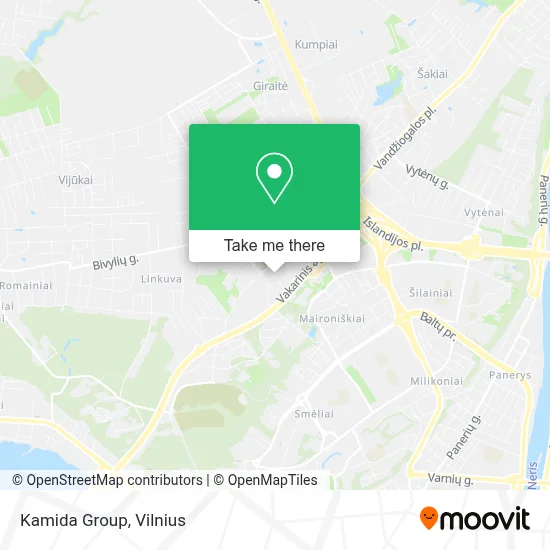 Kamida Group map