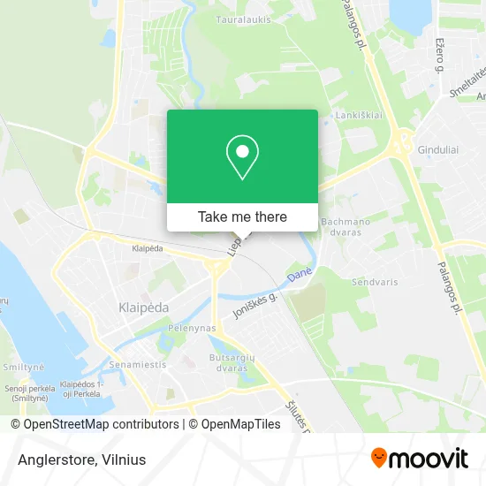 Anglerstore map
