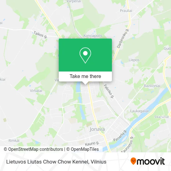 Lietuvos Liutas Chow Chow Kennel map