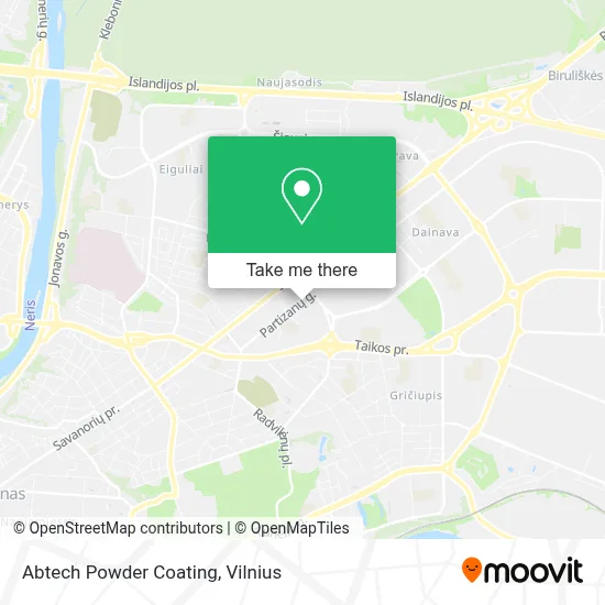 Abtech Powder Coating map