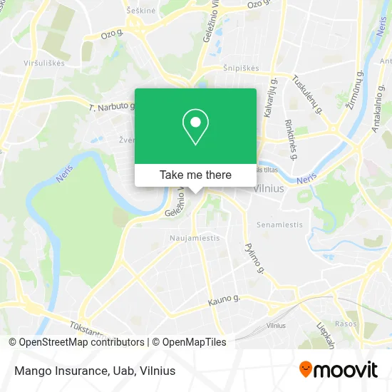 Mango Insurance, Uab map