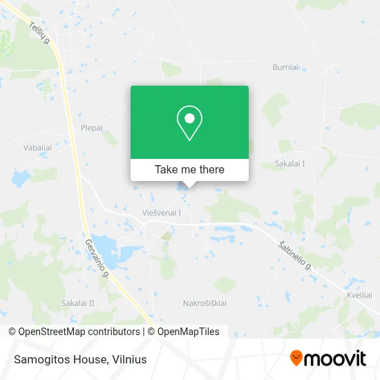 Samogitos House map