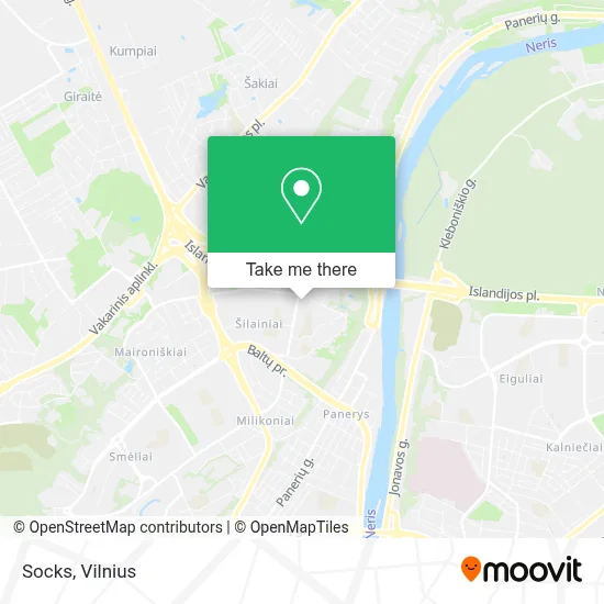 Socks map