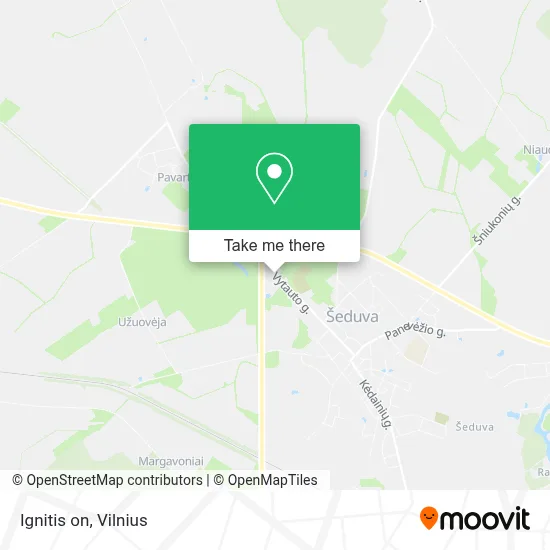 Ignitis on map