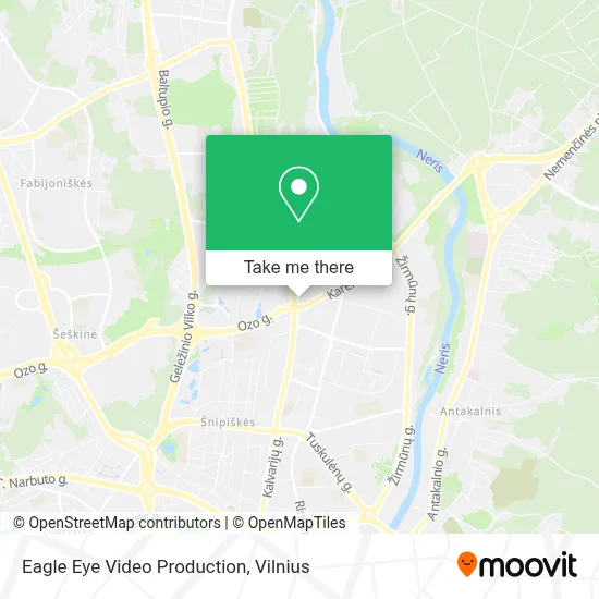 Eagle Eye Video Production map