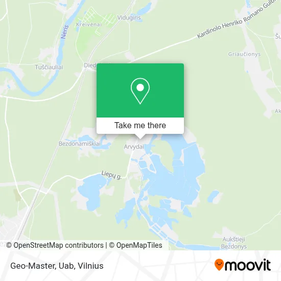 Geo-Master, Uab map