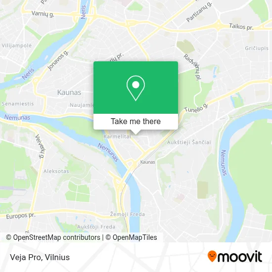 Veja Pro map