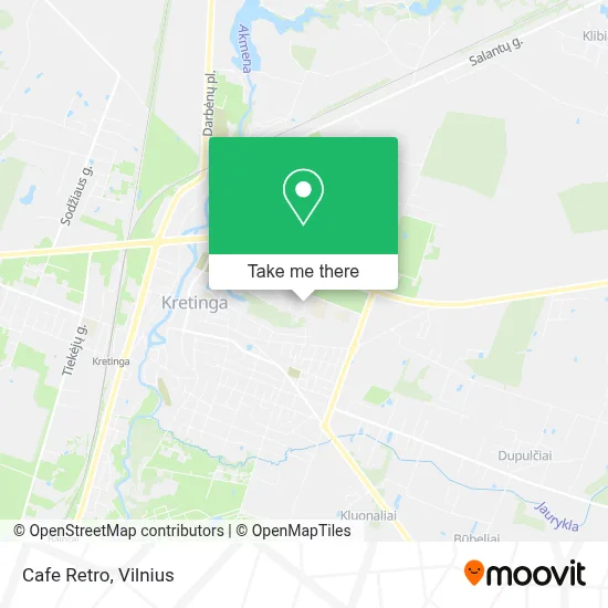 Cafe Retro map