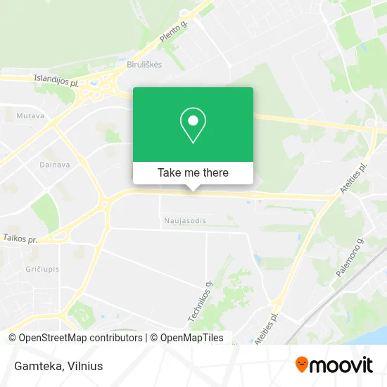 Gamteka map