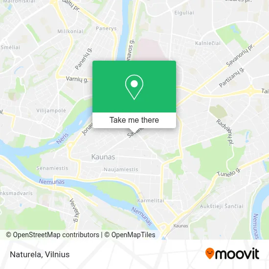 Naturela map