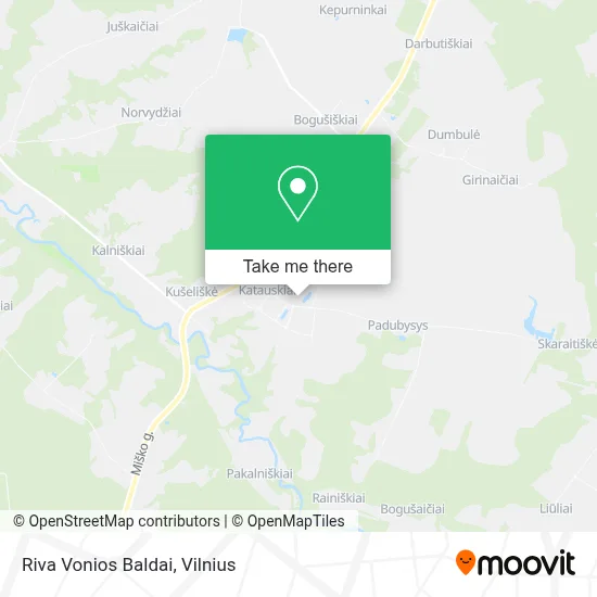 Riva Vonios Baldai map