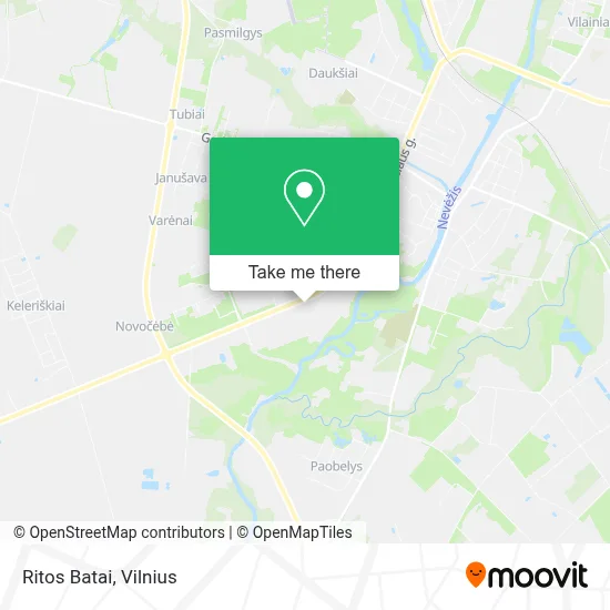 Ritos Batai map