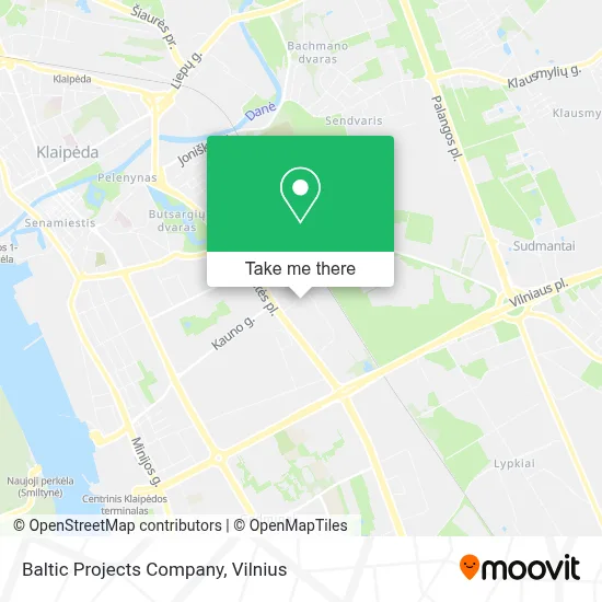 Baltic Projects Company map