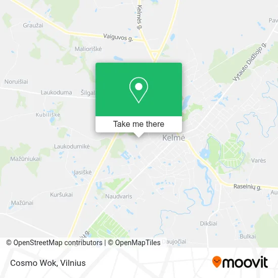Cosmo Wok map