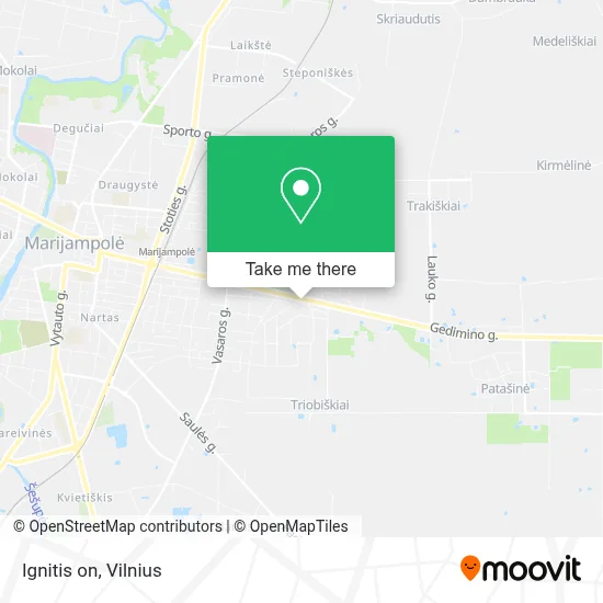 Ignitis on map