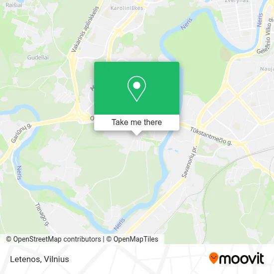 Letenos map