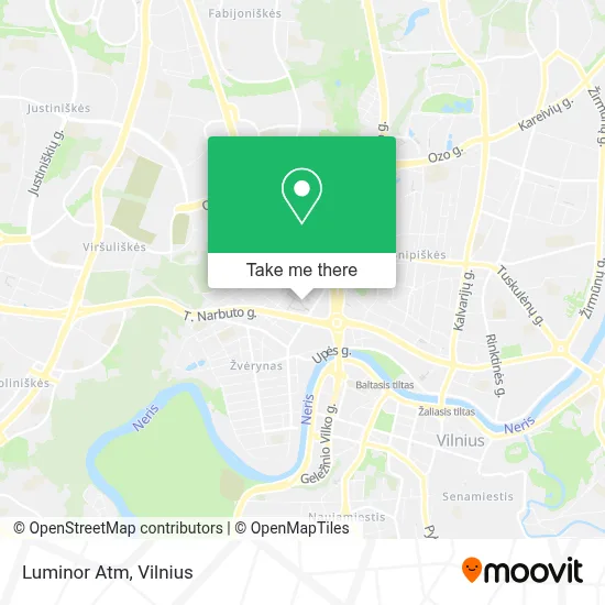 Luminor Atm map