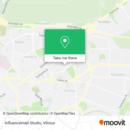 Influencernail Studio map