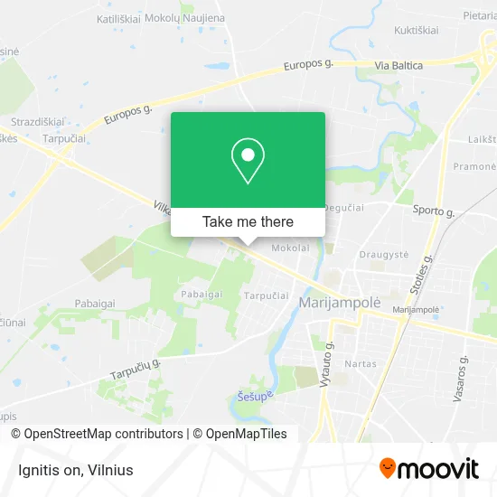 Ignitis on map