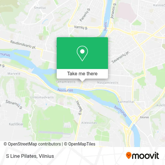 S Line Pilates map