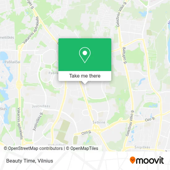 Beauty Time map