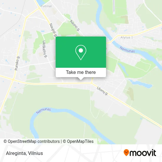 Alreginta map