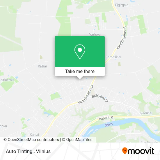Auto Tinting. map