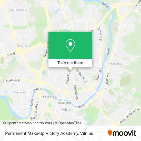 Permanent Make-Up Victory Academy map