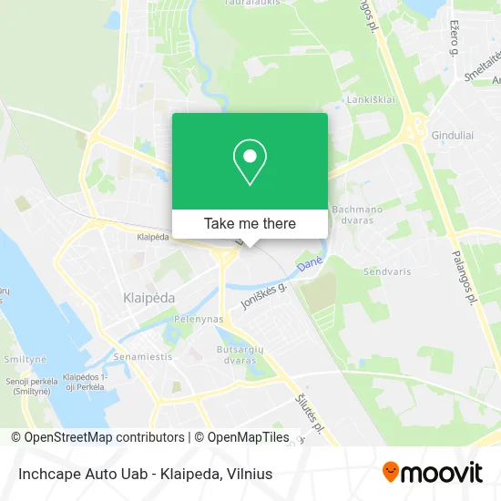Inchcape Auto Uab - Klaipeda map